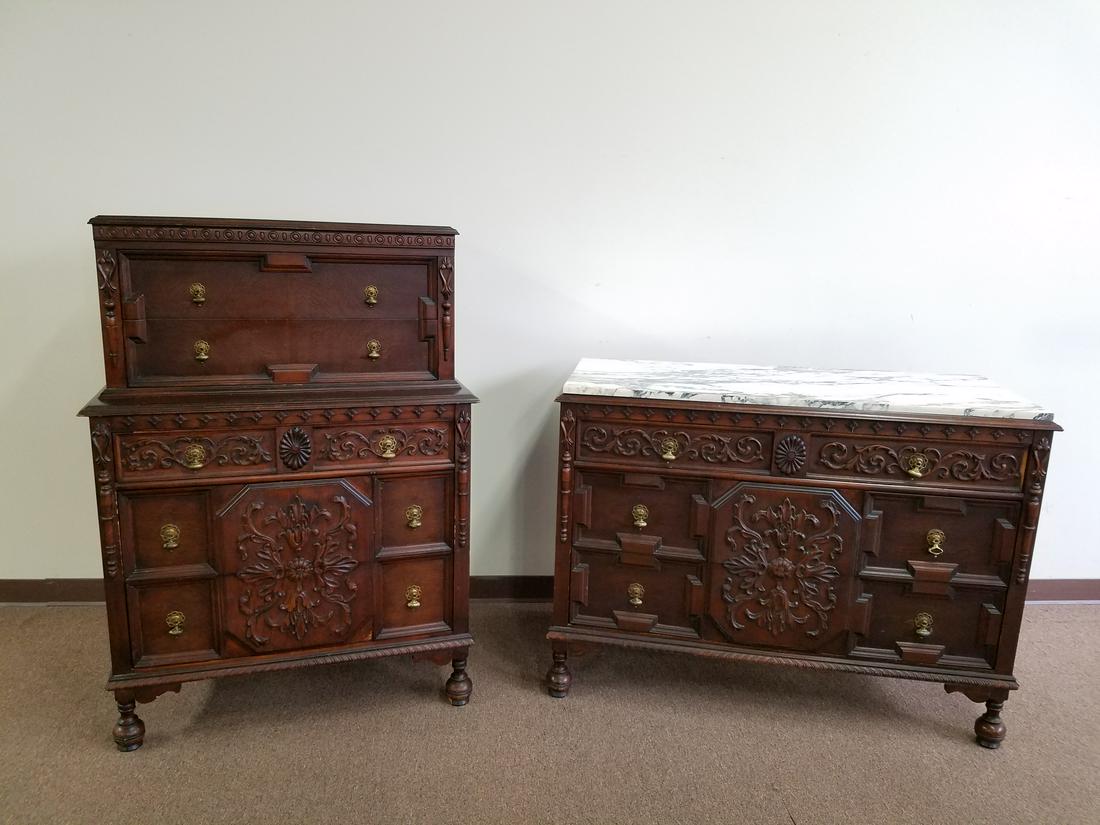 2 Pcs Victorian Bedroom Furniture (1 of 6)