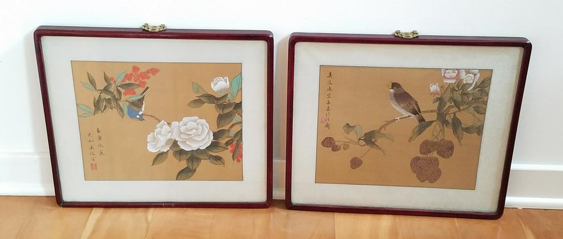 Pair of Asian Bird Prints (1 of 3)