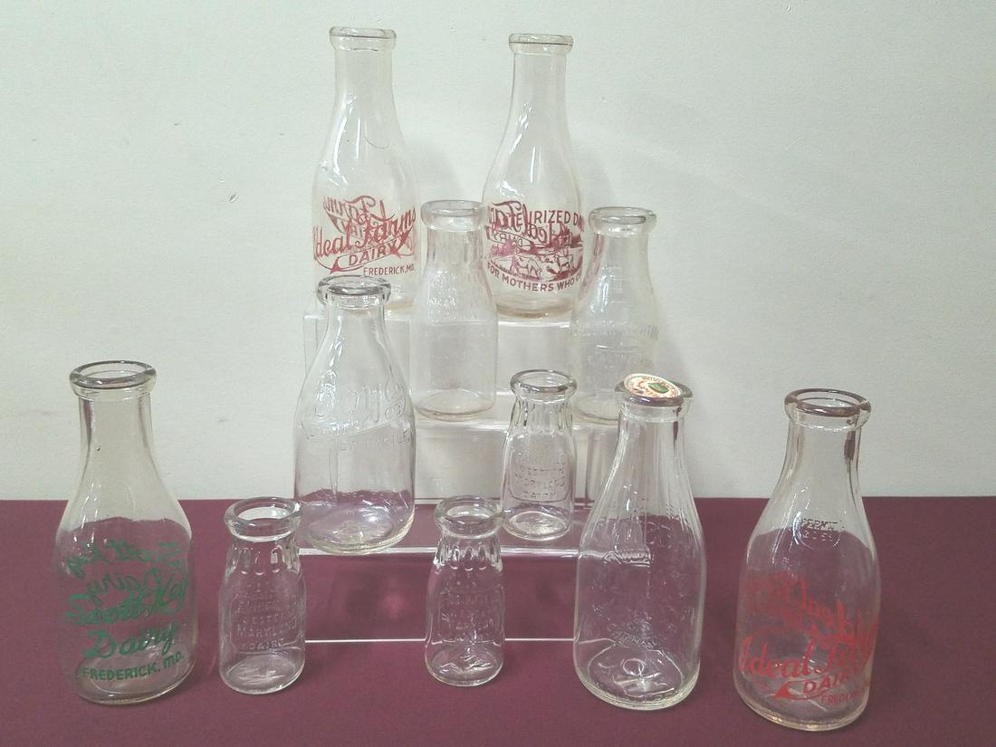 11 Milk Bottles (1 of 2)
