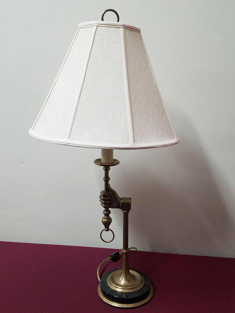 Chapman Brass Lamp with Hand (1 of 3)