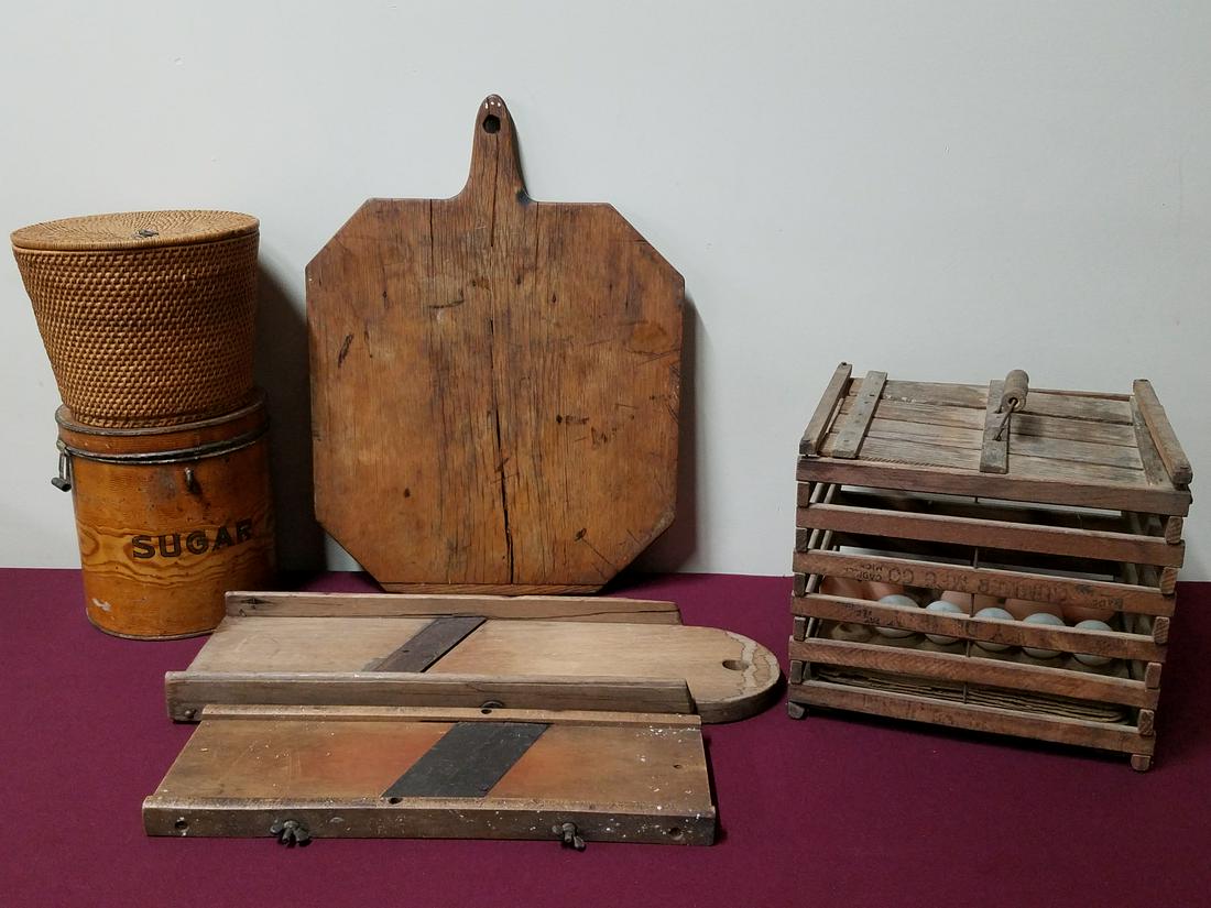 6 Primitives incl Sugar Tin (1 of 1)