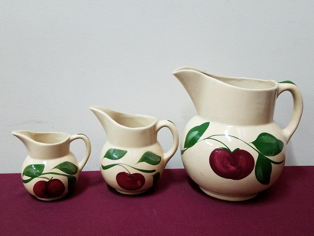 3 Single Apple Watt Pitchers (1 of 2)