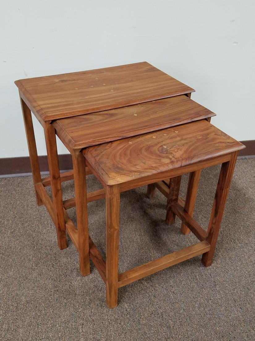 Set of Inlaid Nesting Tables (1 of 2)