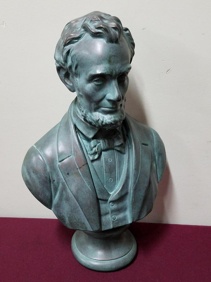 Alexander Baker Co Ceramic A. Lincoln Bust (1 of 4)