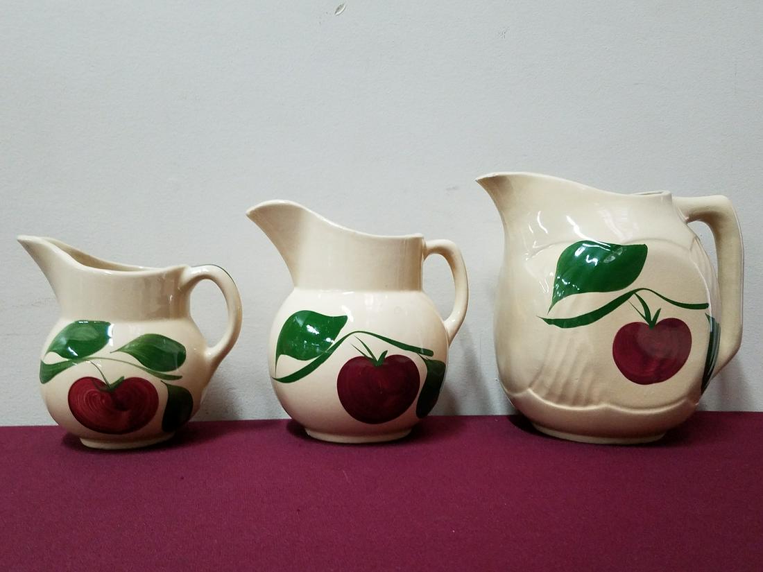 3 Single Apple Watt Pitchers (1 of 3)