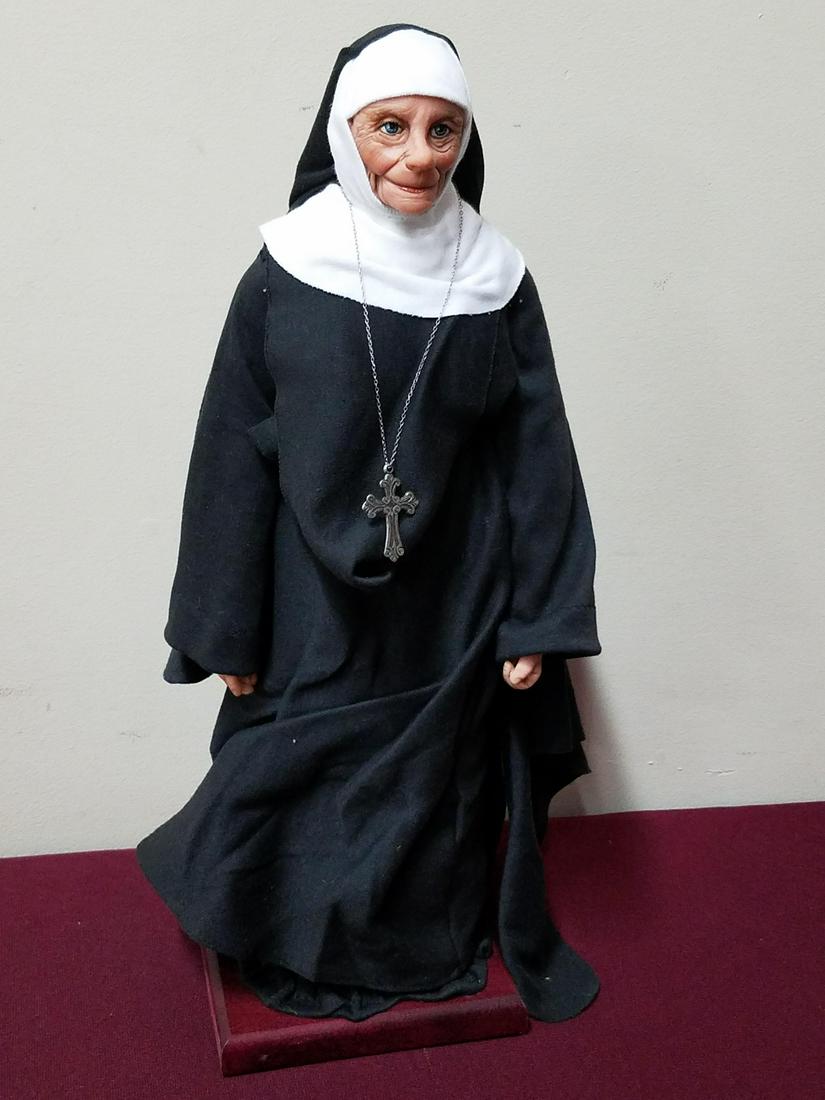 Sister Catherine Rose Doll: Original figure created by Linda Kortman Schreiber Fantasy Folk. Certificate of authenticity included.