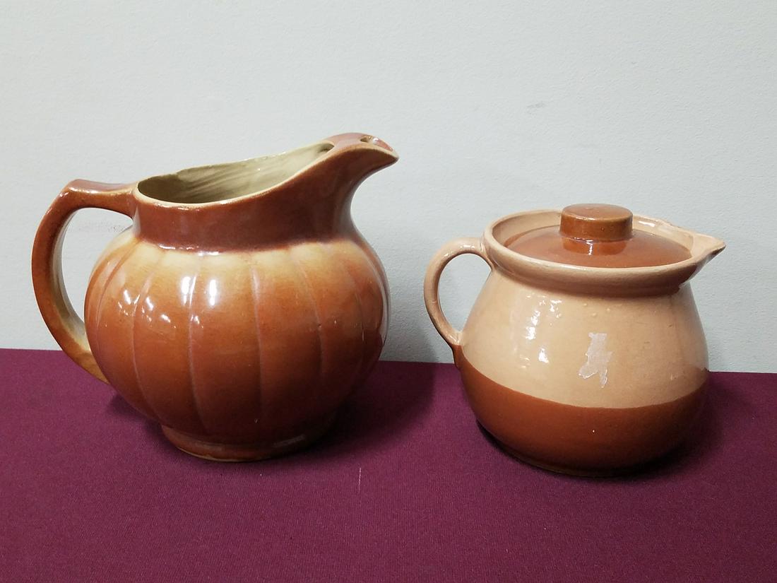 2 Watt Pottery Pitchers (1 of 3)