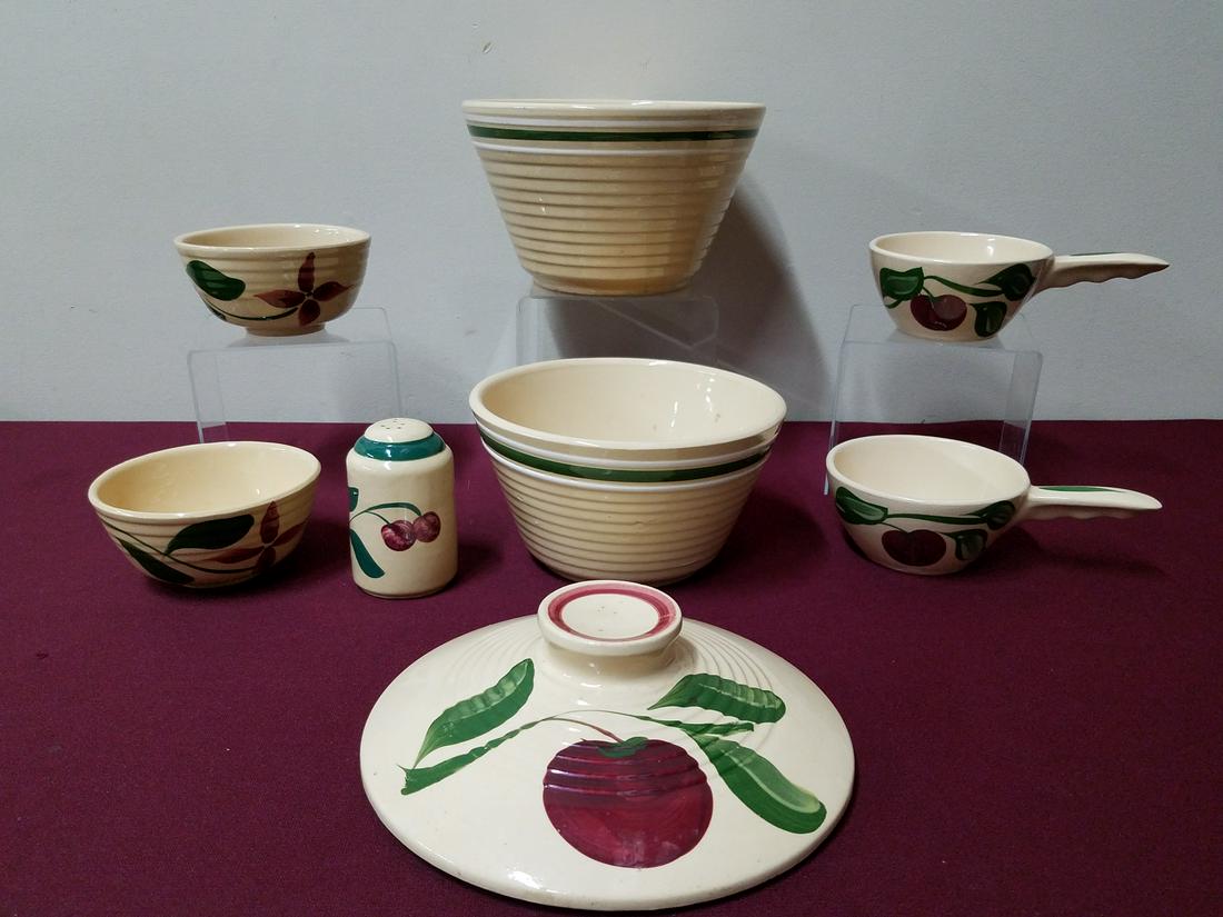 7 Pcs Watt Pottery (1 of 5)