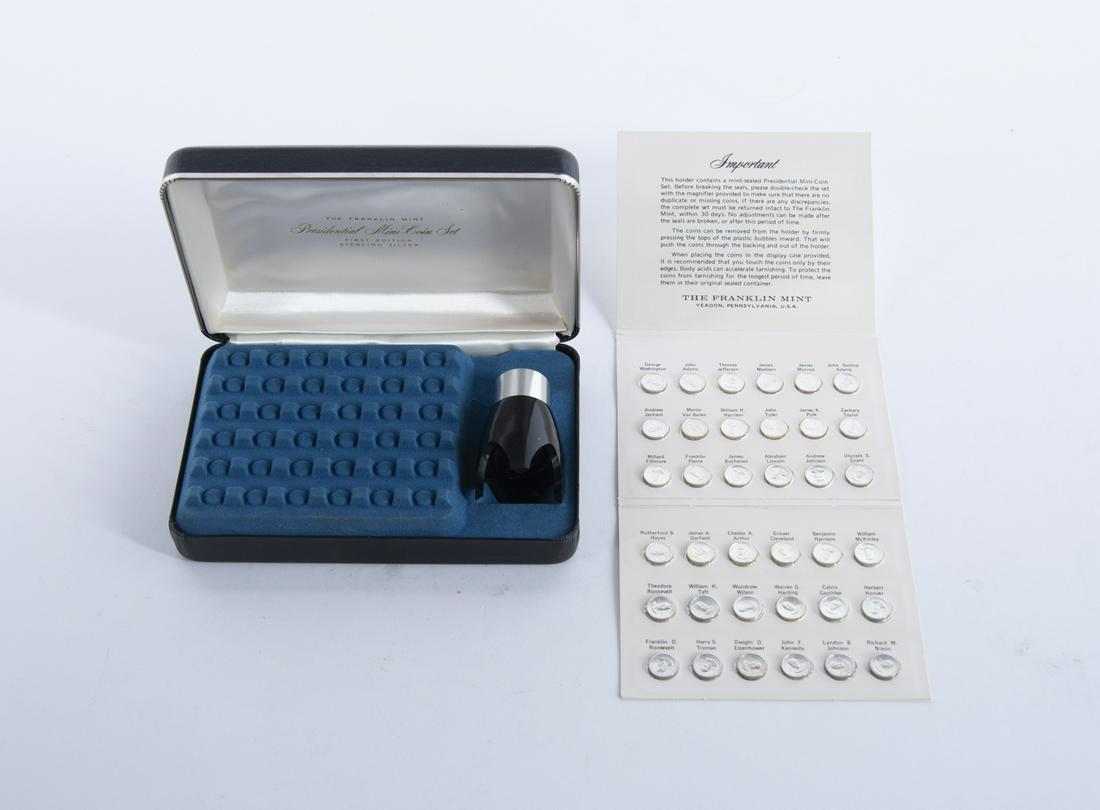 Franklin Mint Mini Presidential Coin Set (1 of 1)