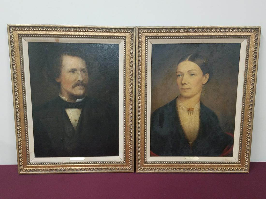 Pr. 19th Century Portrait Paintings (1 of 6)