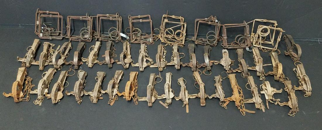 49 Vintage Small Game Traps (1 of 3)