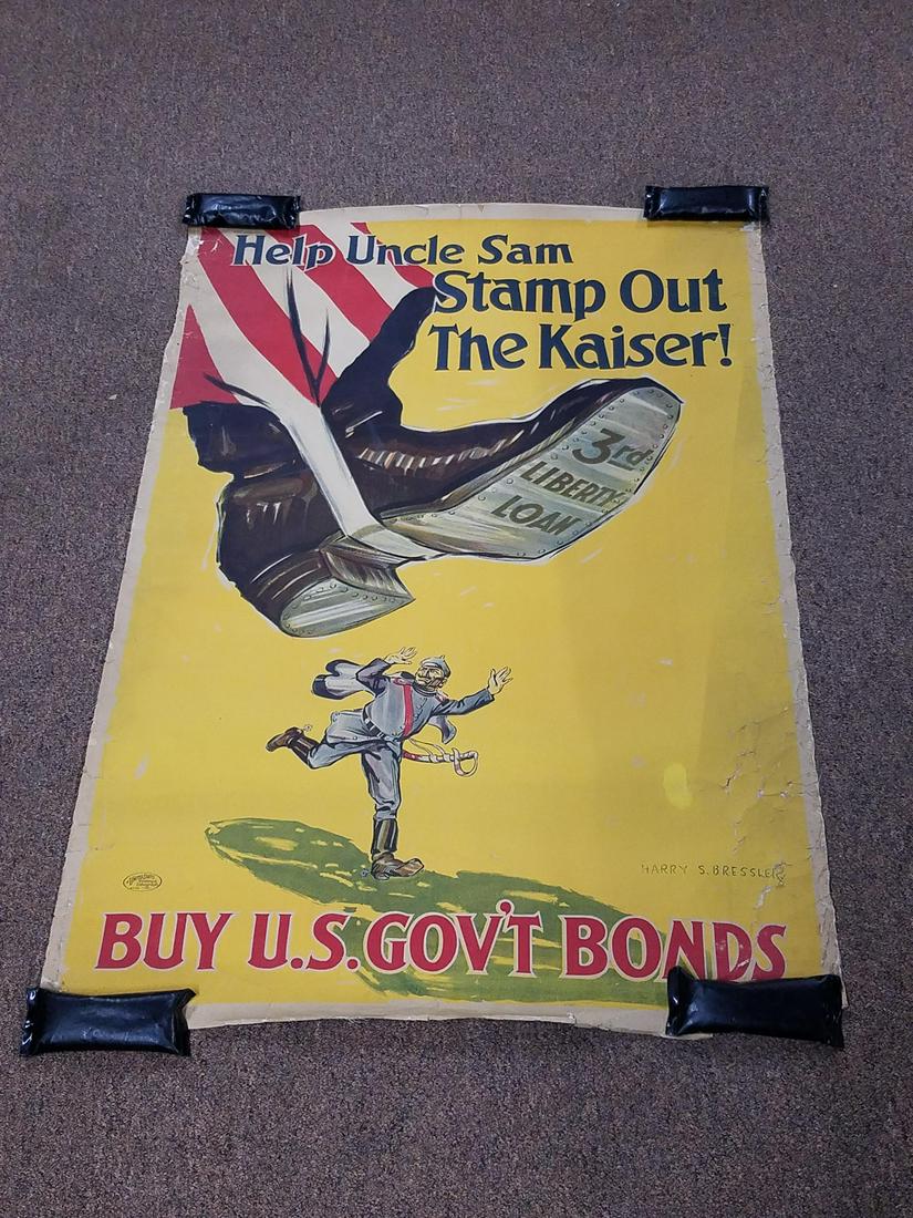 Help Uncle Sam Stamp Out The Kaiser Poster (1 of 5)