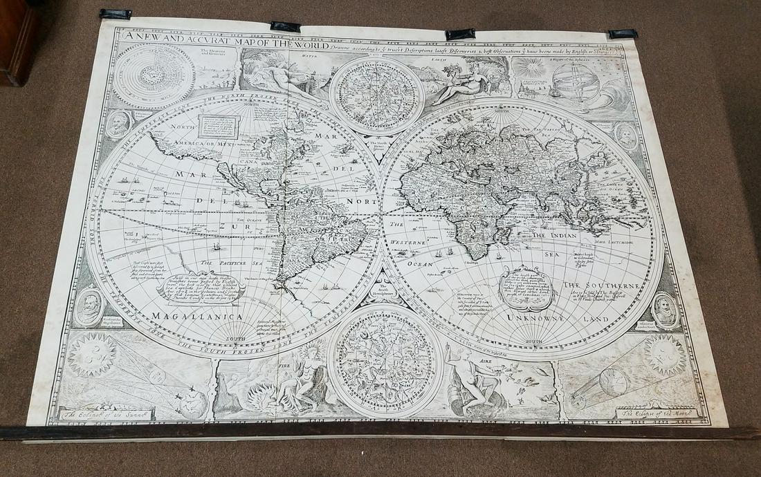 3 Part National Geographic Mural Map (1 of 12)