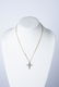 14k and 1.13 CTW Diamond Cross Necklace - 2