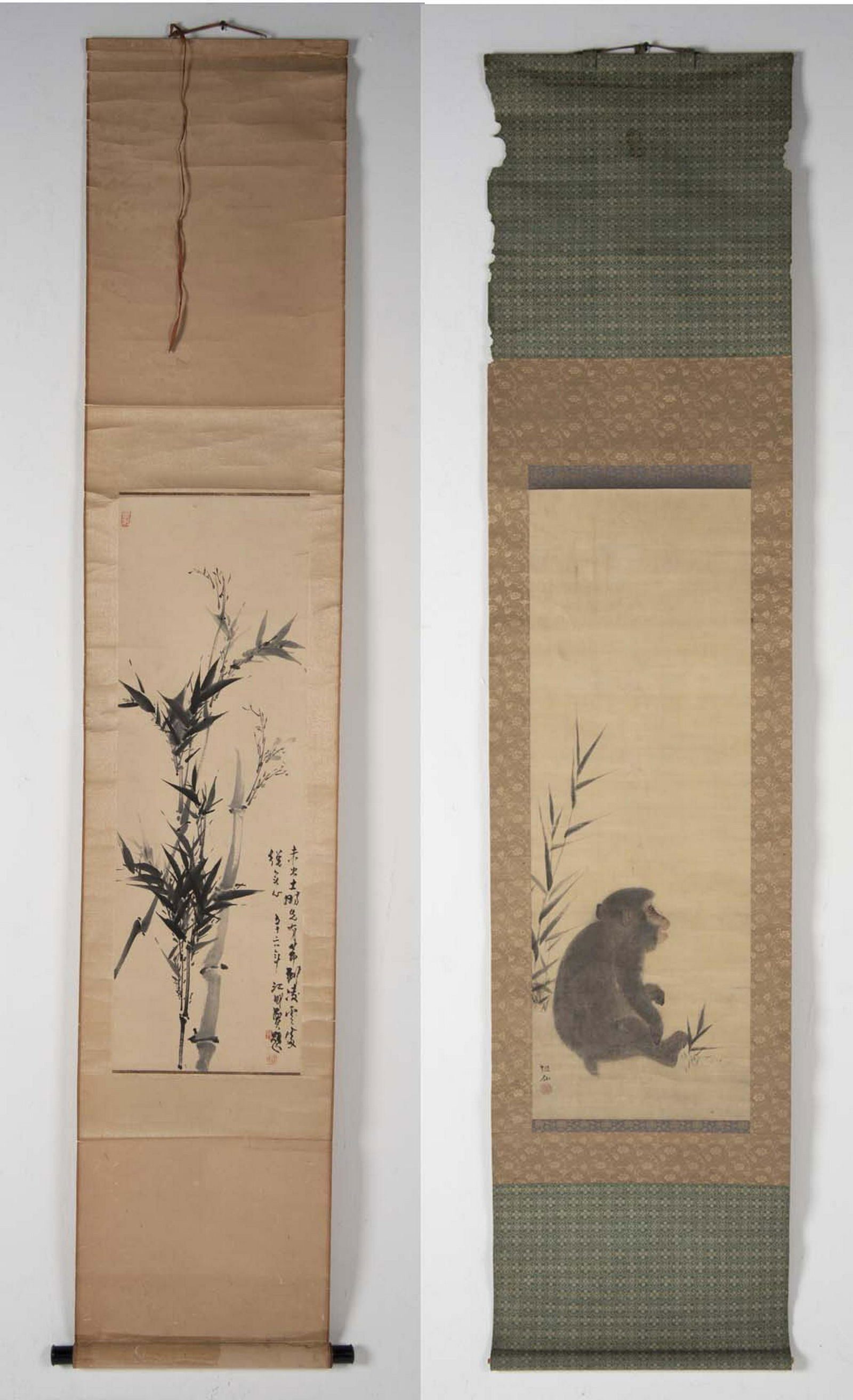 2 Boxed Asian Scrolls Incl Mori Sosen (1 of 12)