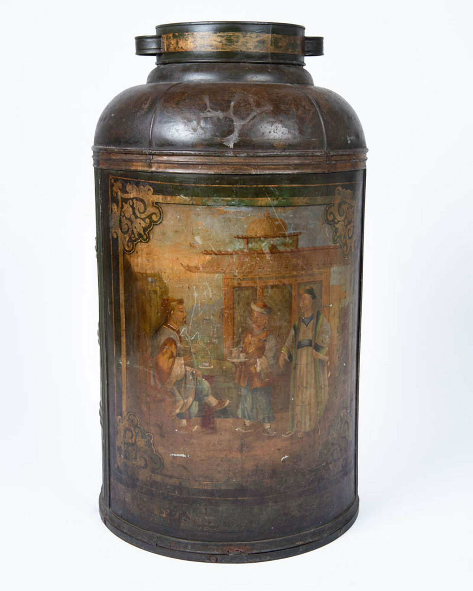 Large Bartlett & Son Tole Tea Tin (1 of 2)