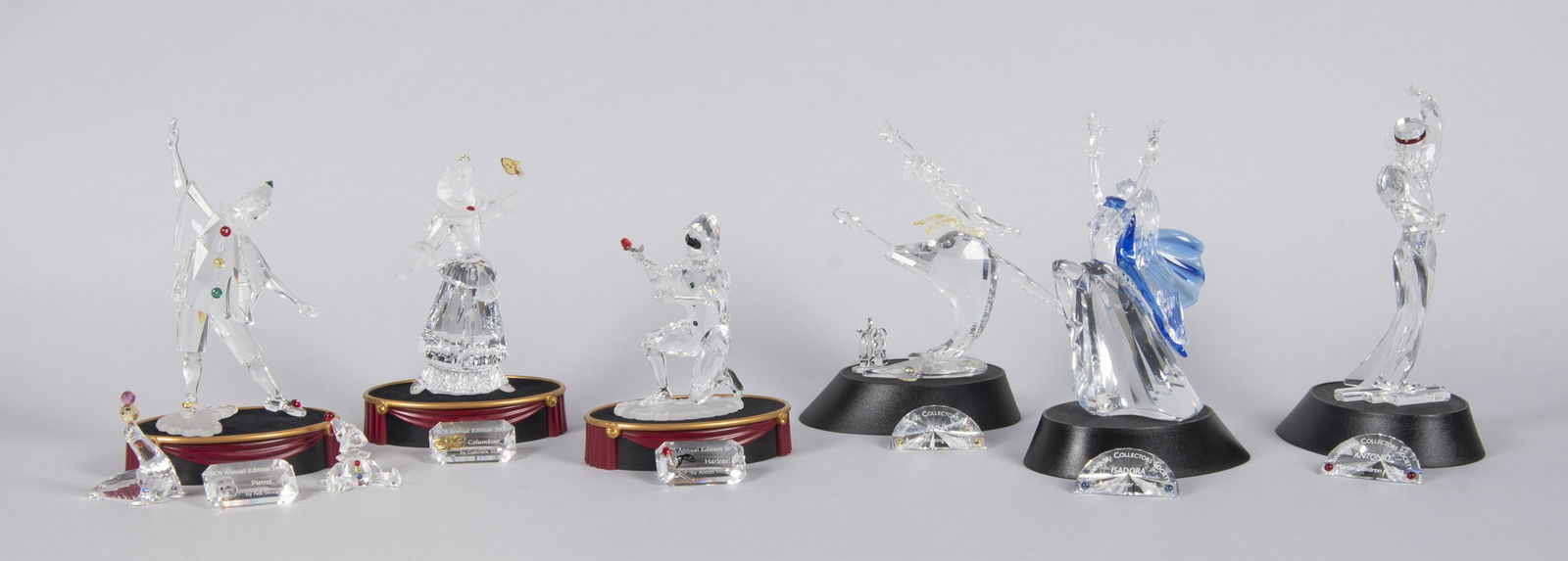 6 Swarovski Masquerade & Magic of Dance Figurines (1 of 4)