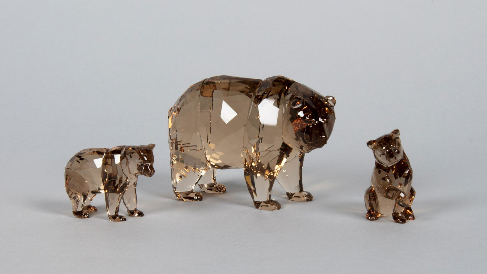 3 Swarovski Bear Figurines (1 of 2)