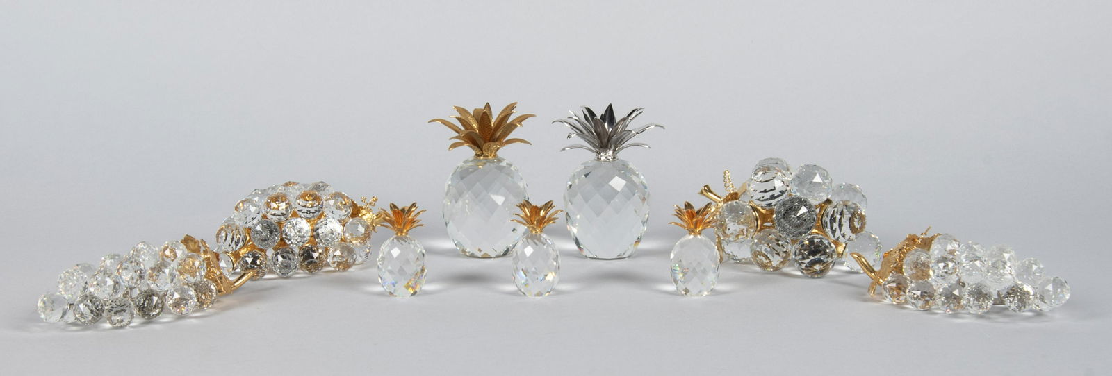 9 Pcs Swarovski Grapes and Pineapples (1 of 4)