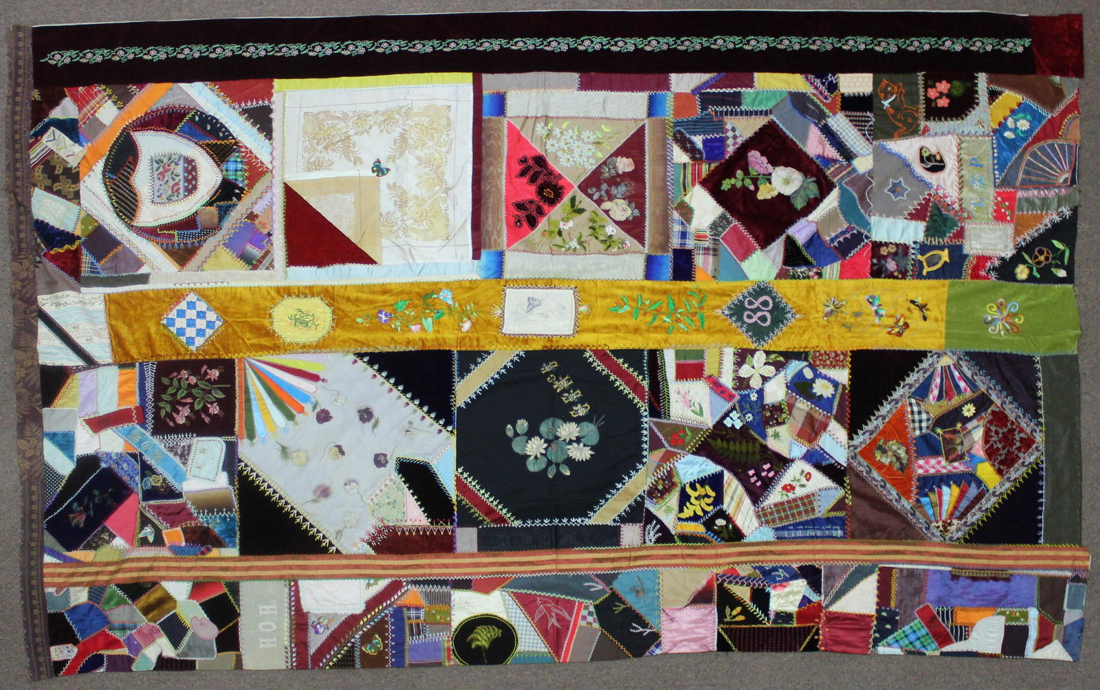 Patchwork Crazy Quilt Top (1 of 6)