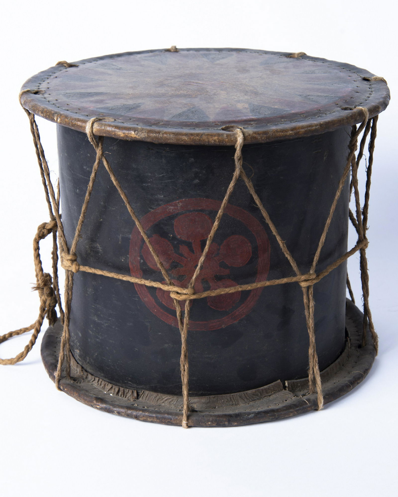 Early American Painted Drum (1 of 3)