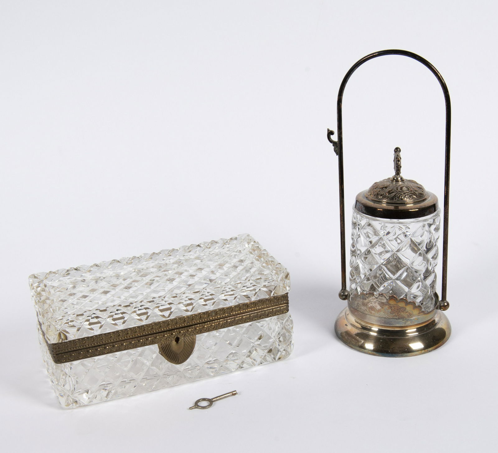 2 Pcs Cut Glass (1 of 3)