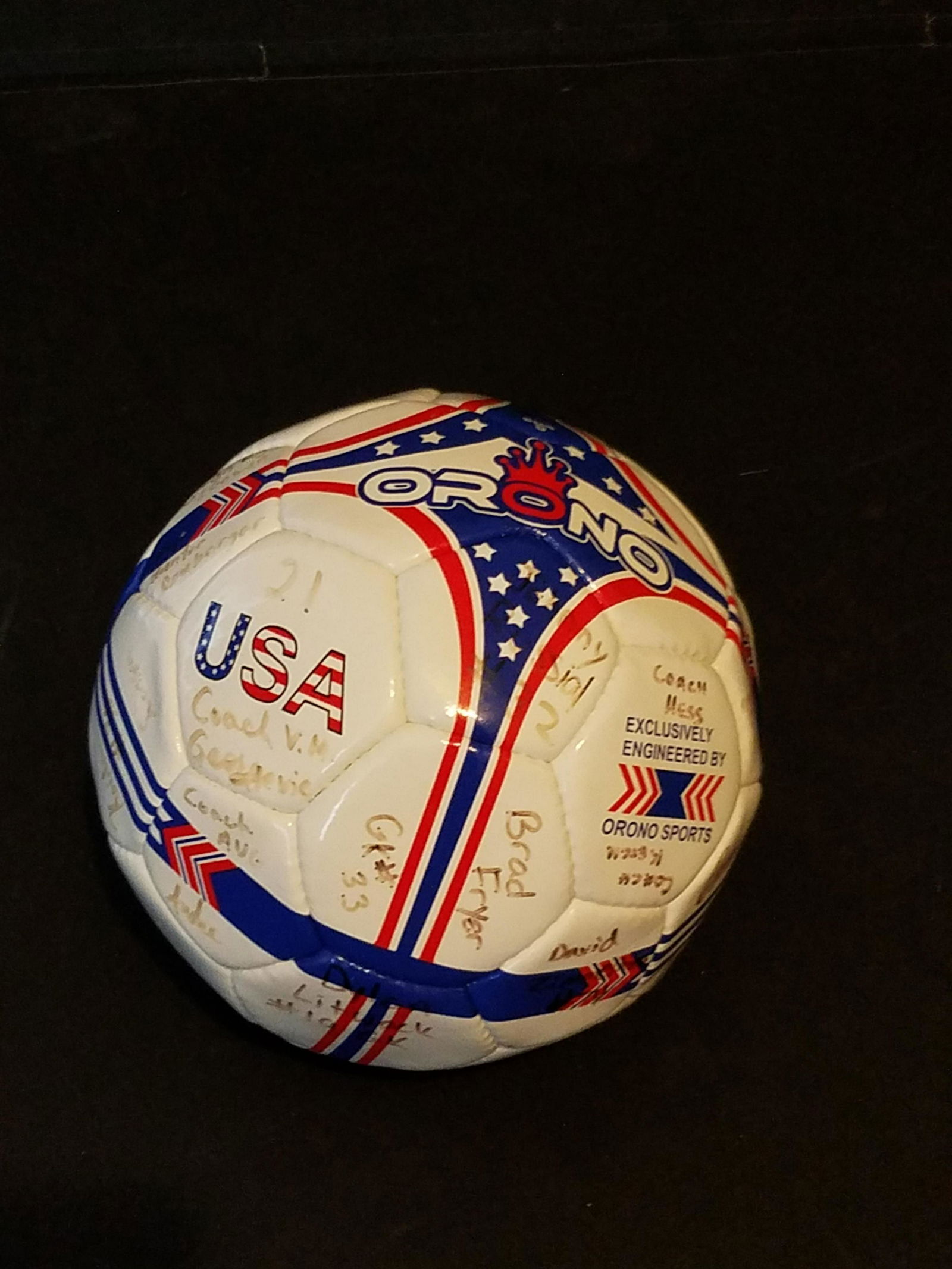 Penn State Schuylkill Autographed Soccer Ball: Includes Coach Hess, Dominic, Gene Werley #17, David Chesakis #12, ETC.