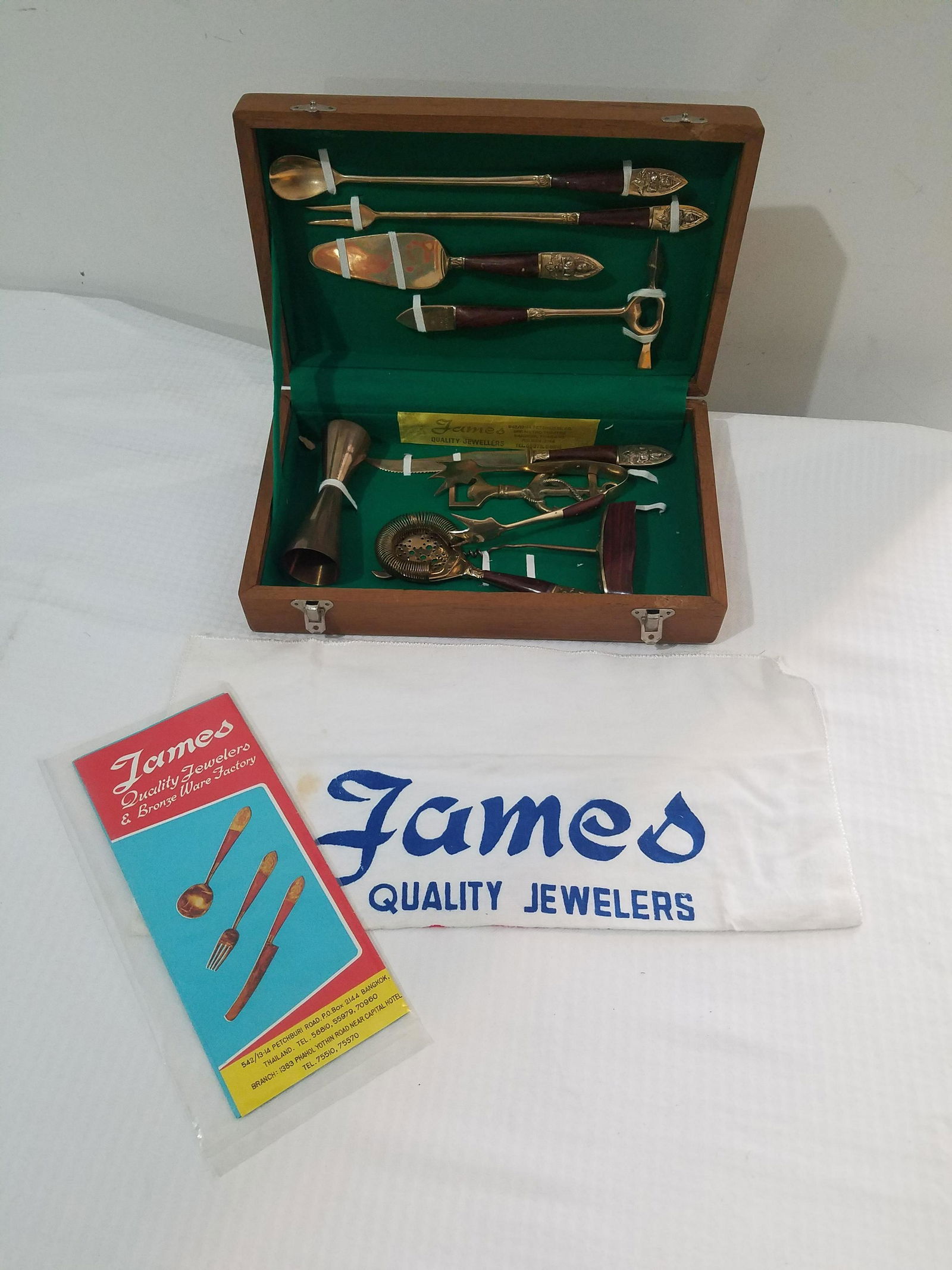 James Bronze Ware Bar Set (1 of 1)