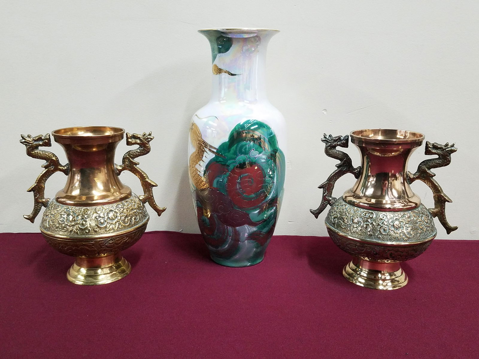 3 Asian Vases (1 of 3)