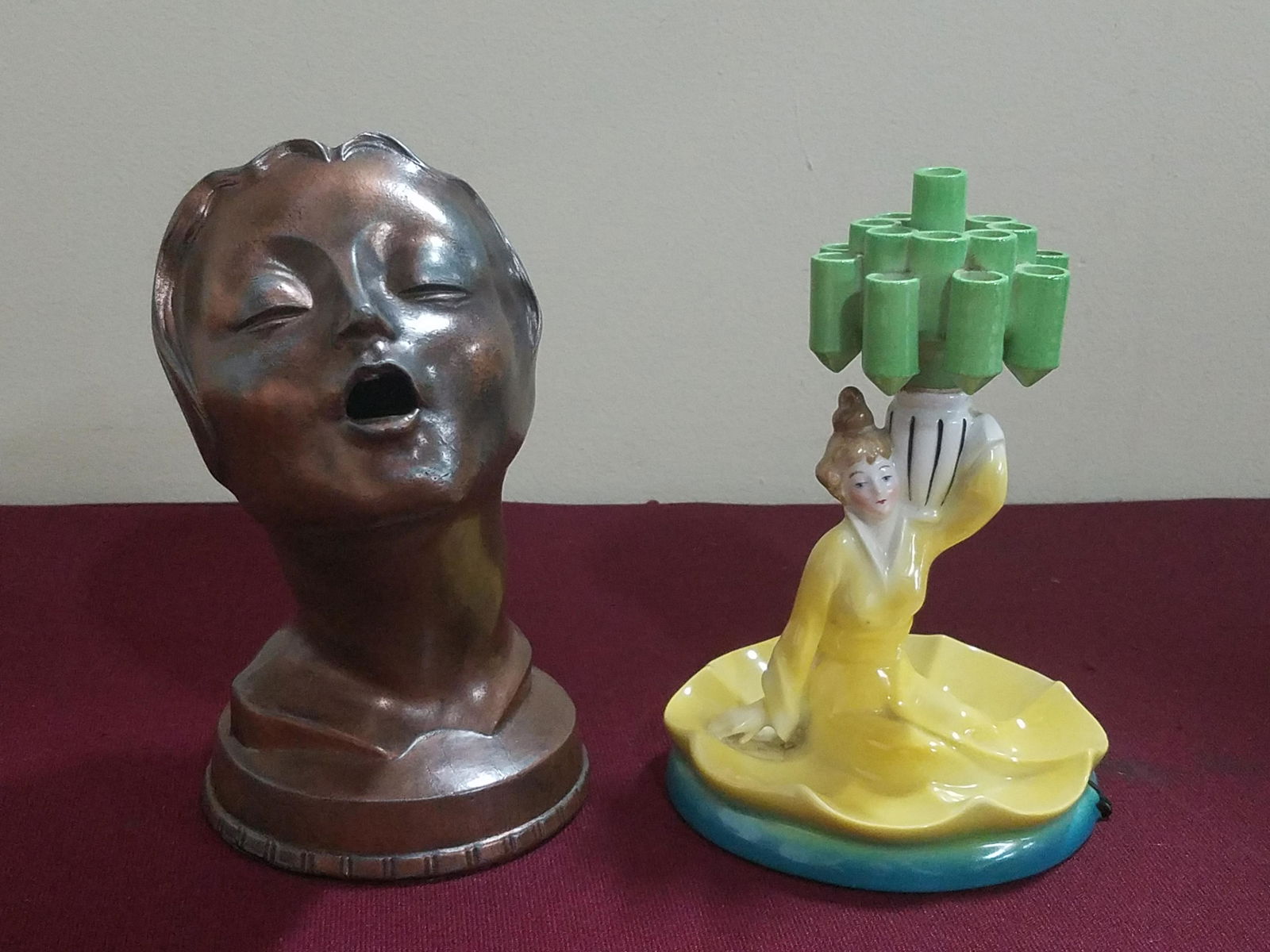 Figural Cigarette Lighter and Holder (1 of 5)