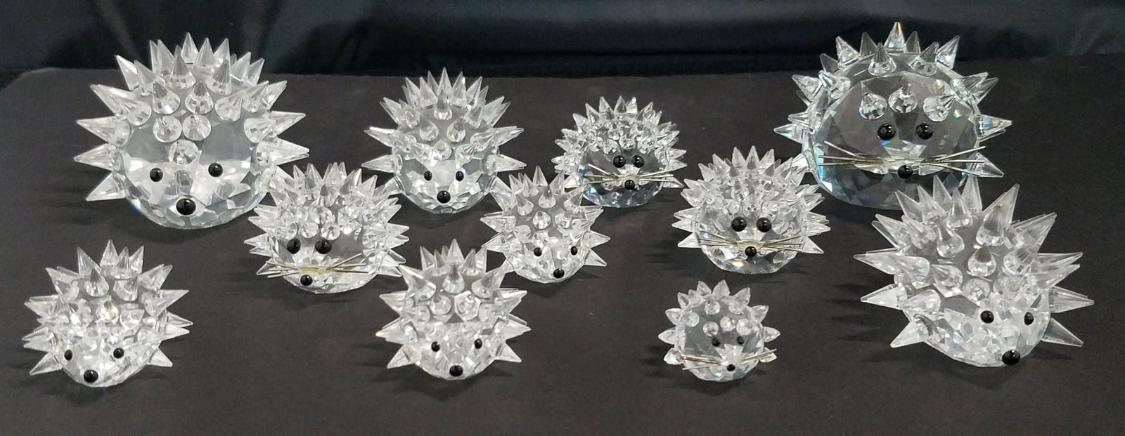 11 Swarovski Hedgehogs (1 of 2)
