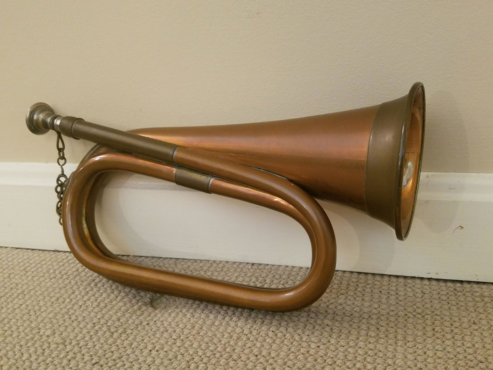 Military Style Brass Bugle (1 of 1)
