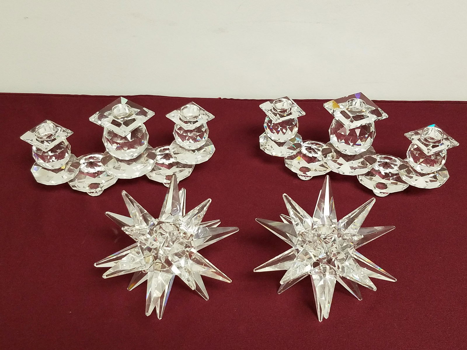 4 Swarovski Candle Holders (1 of 5)