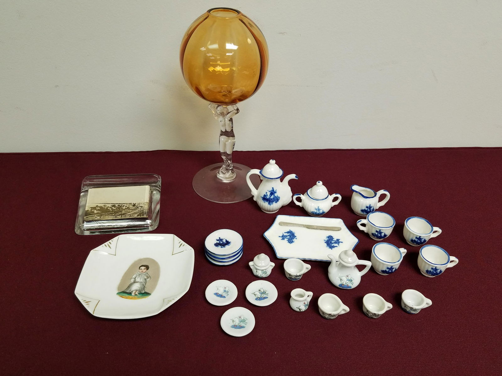 25 Pcs Miniature Tea Sets, Paperweight ETC (1 of 4)