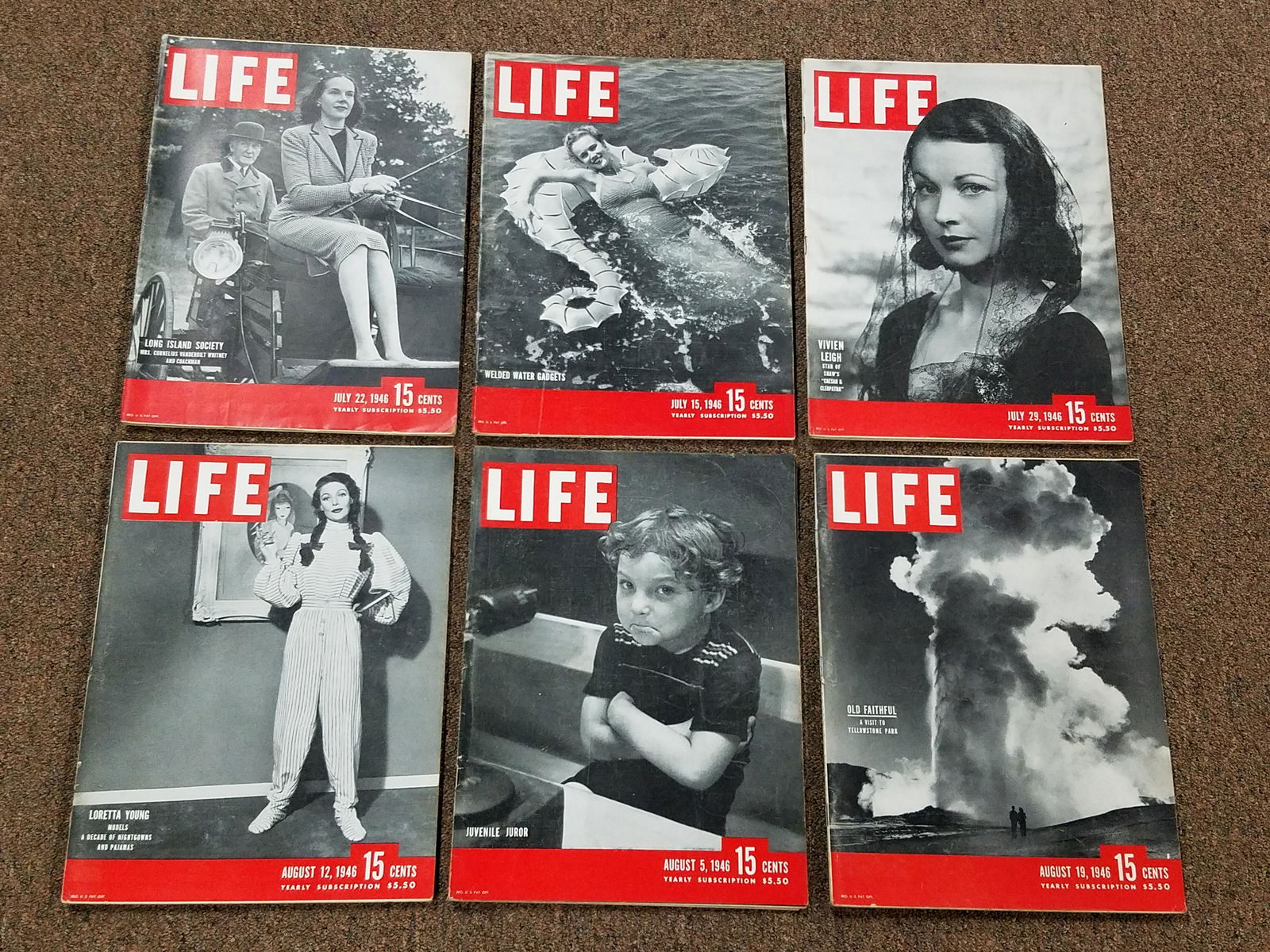 52 Issues of 1946 LIFE Magazines (1 of 9)