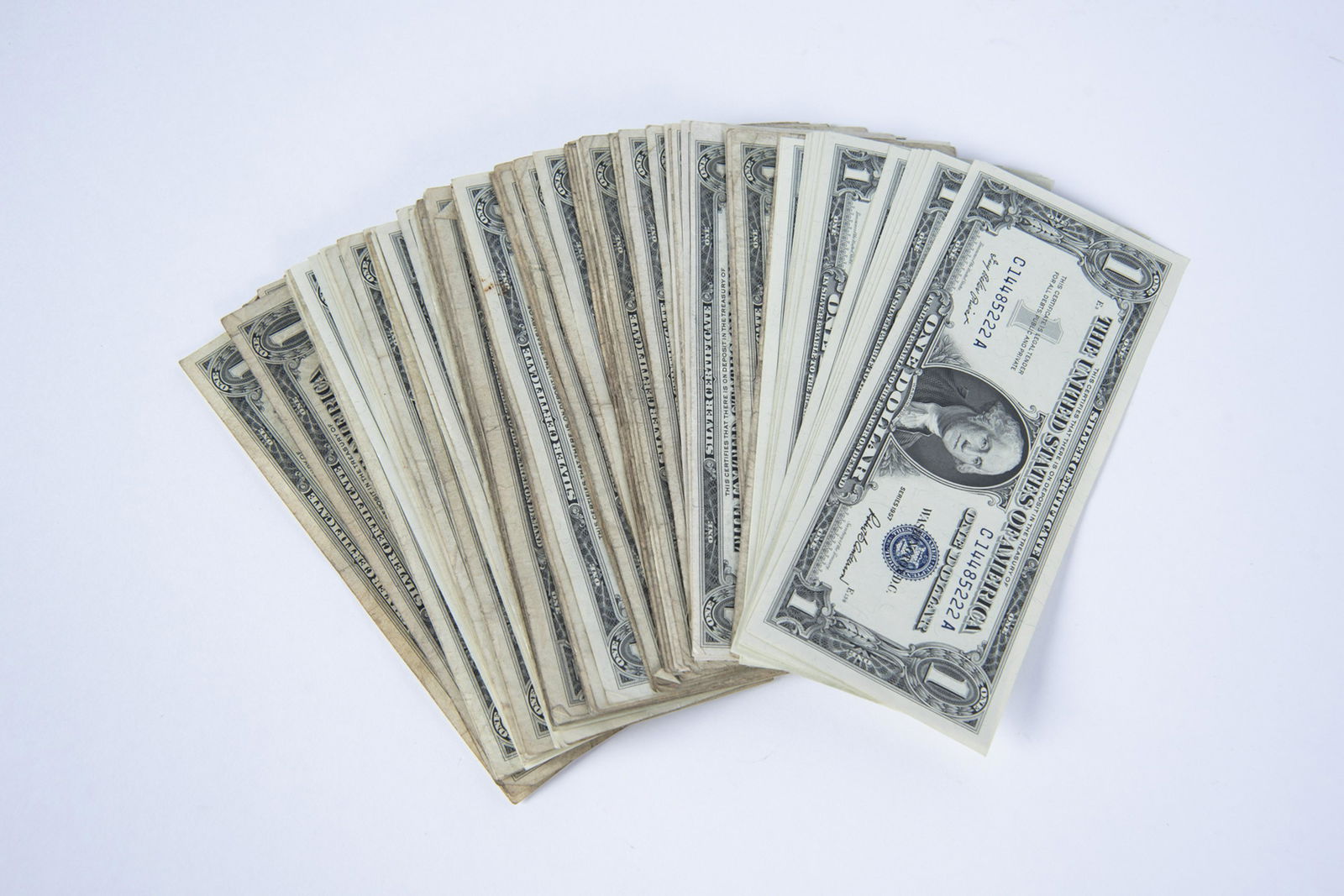 110 $1.00 Silver Certificates (1 of 2)