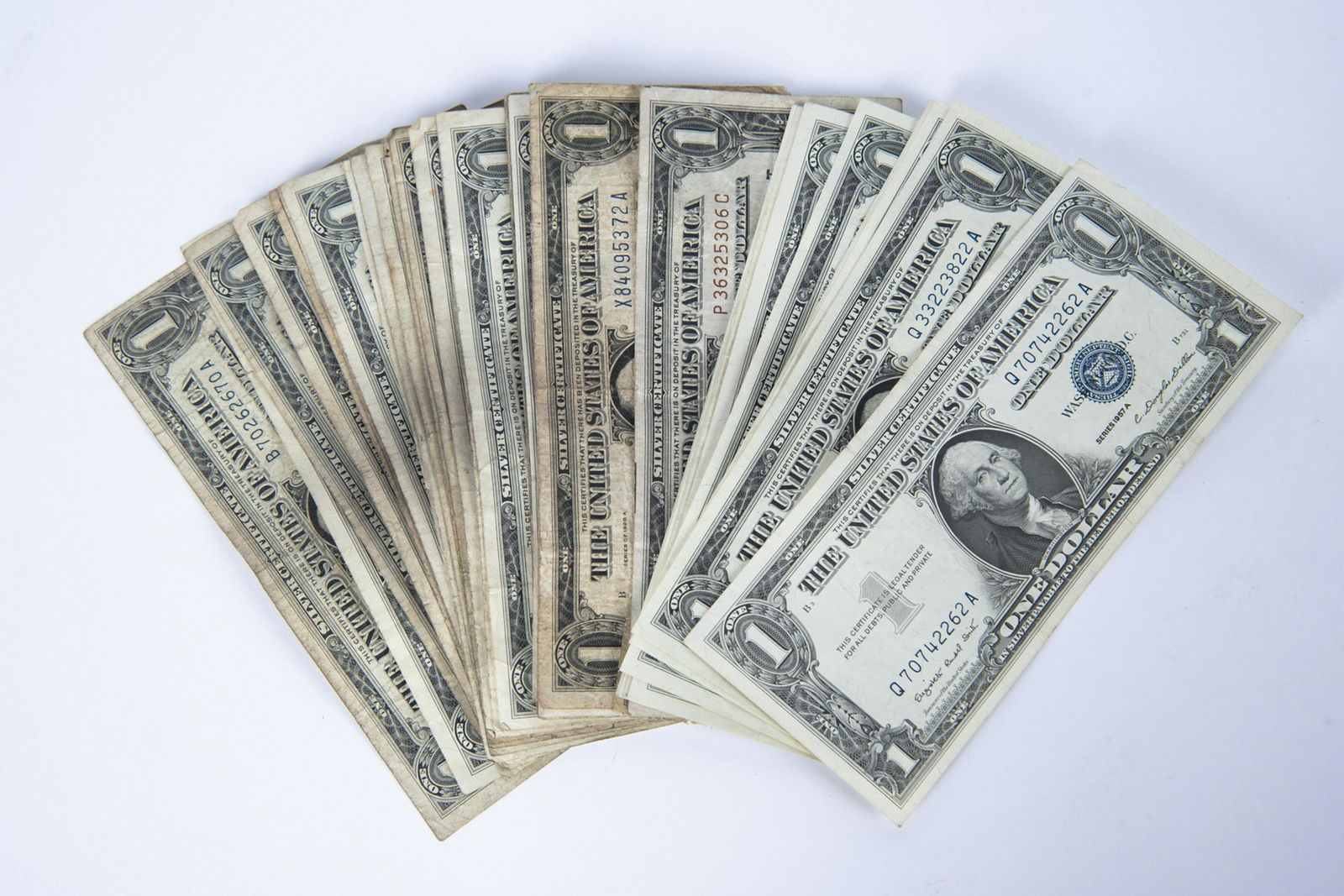 43 $1.00 Silver Certificates (1 of 2)