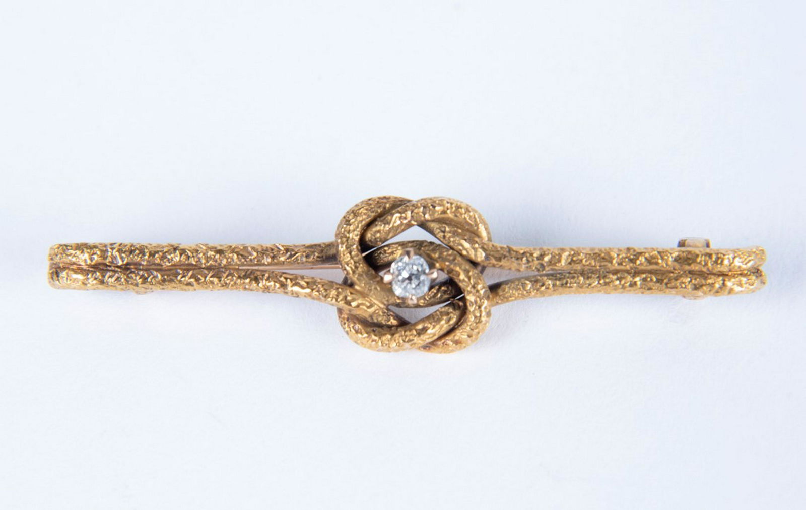14k Victorian Diamond Bar Pin (1 of 2)