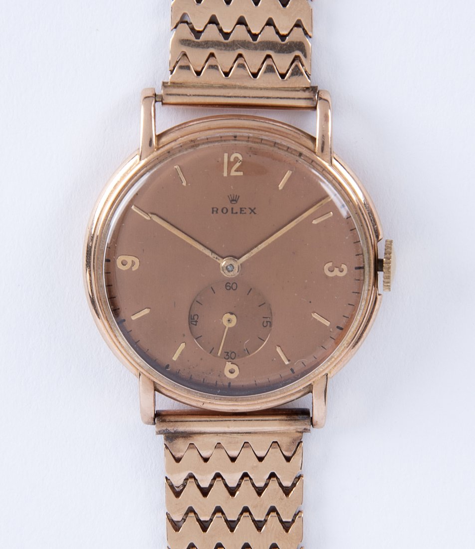 14k 17 Jewel Rose Gold Rolex Wrist Watch (1 of 6)