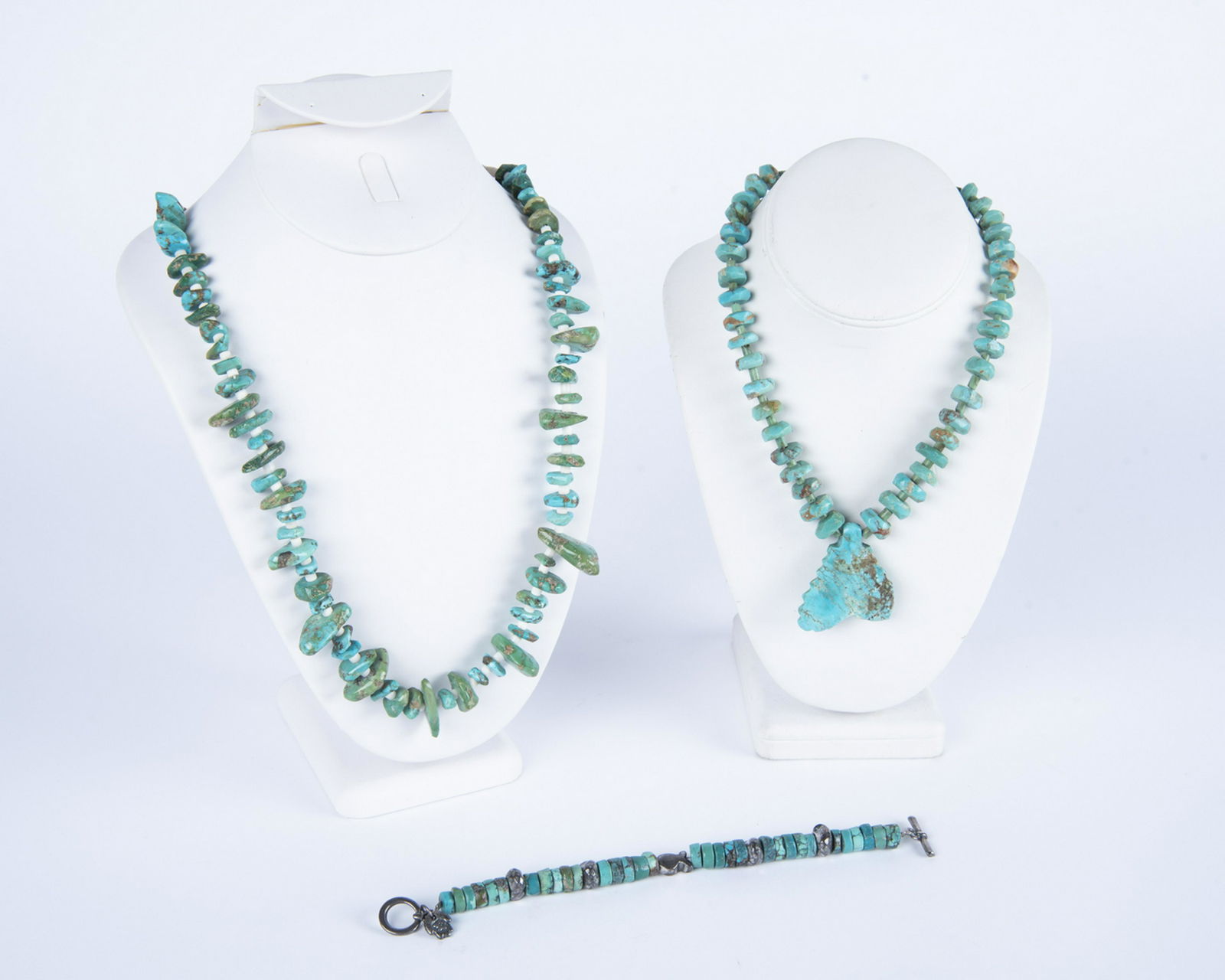 3 Pcs Turquoise Heishi Jewelry (1 of 2)
