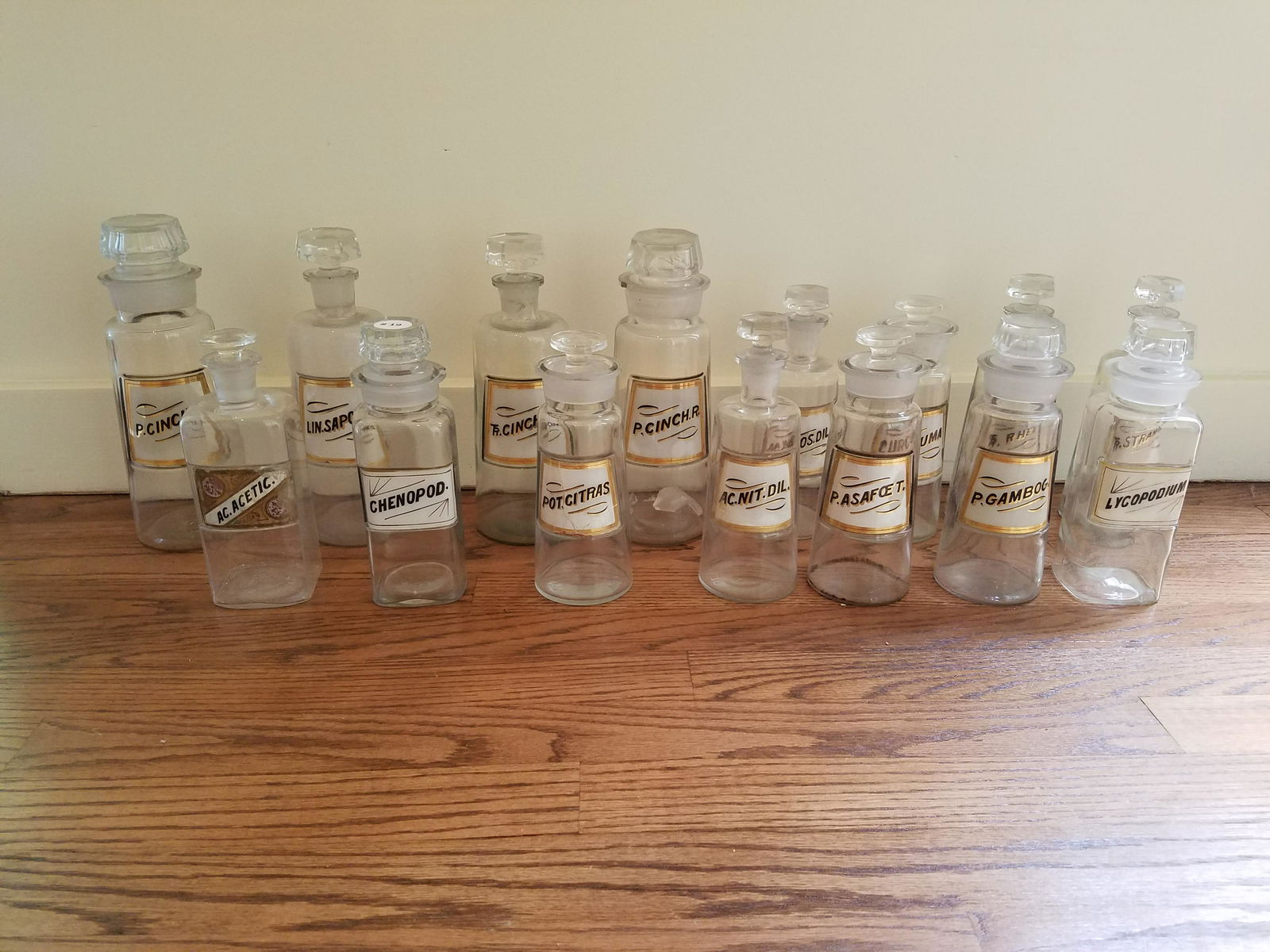 14 19th Century Apothecary Jars (1 of 2)