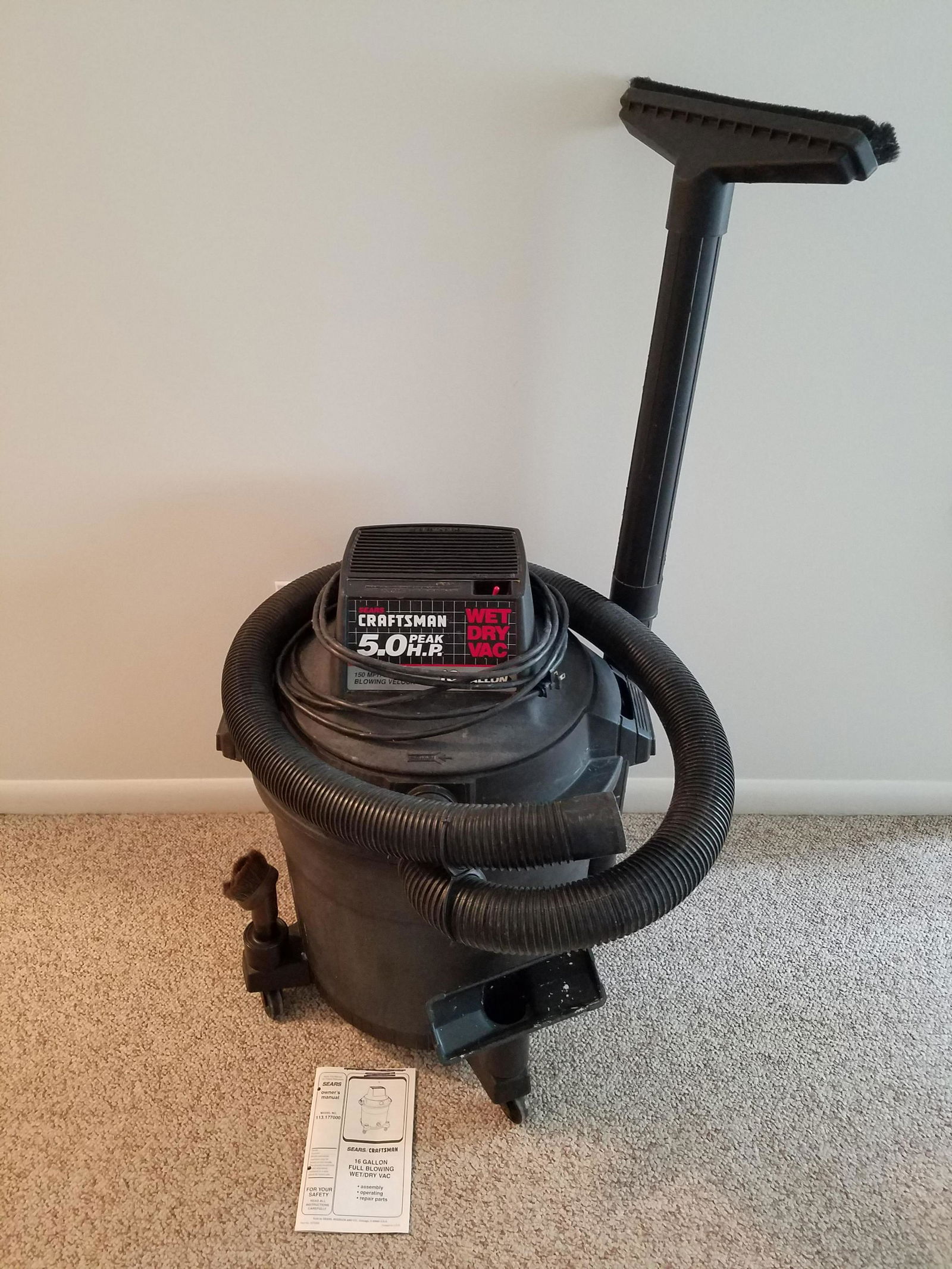 Craftsman 5.0HP Wet Dry Vac (1 of 1)