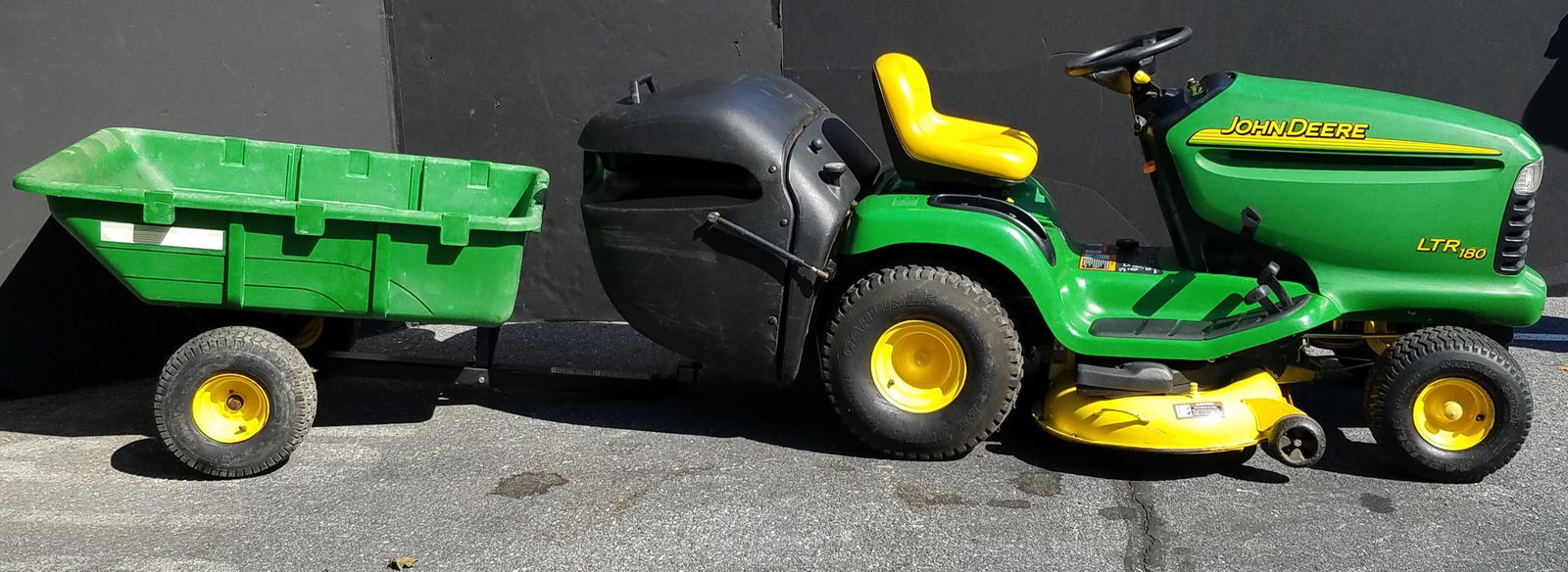 John Deer LTR 180 Mower with Trailer (1 of 4)