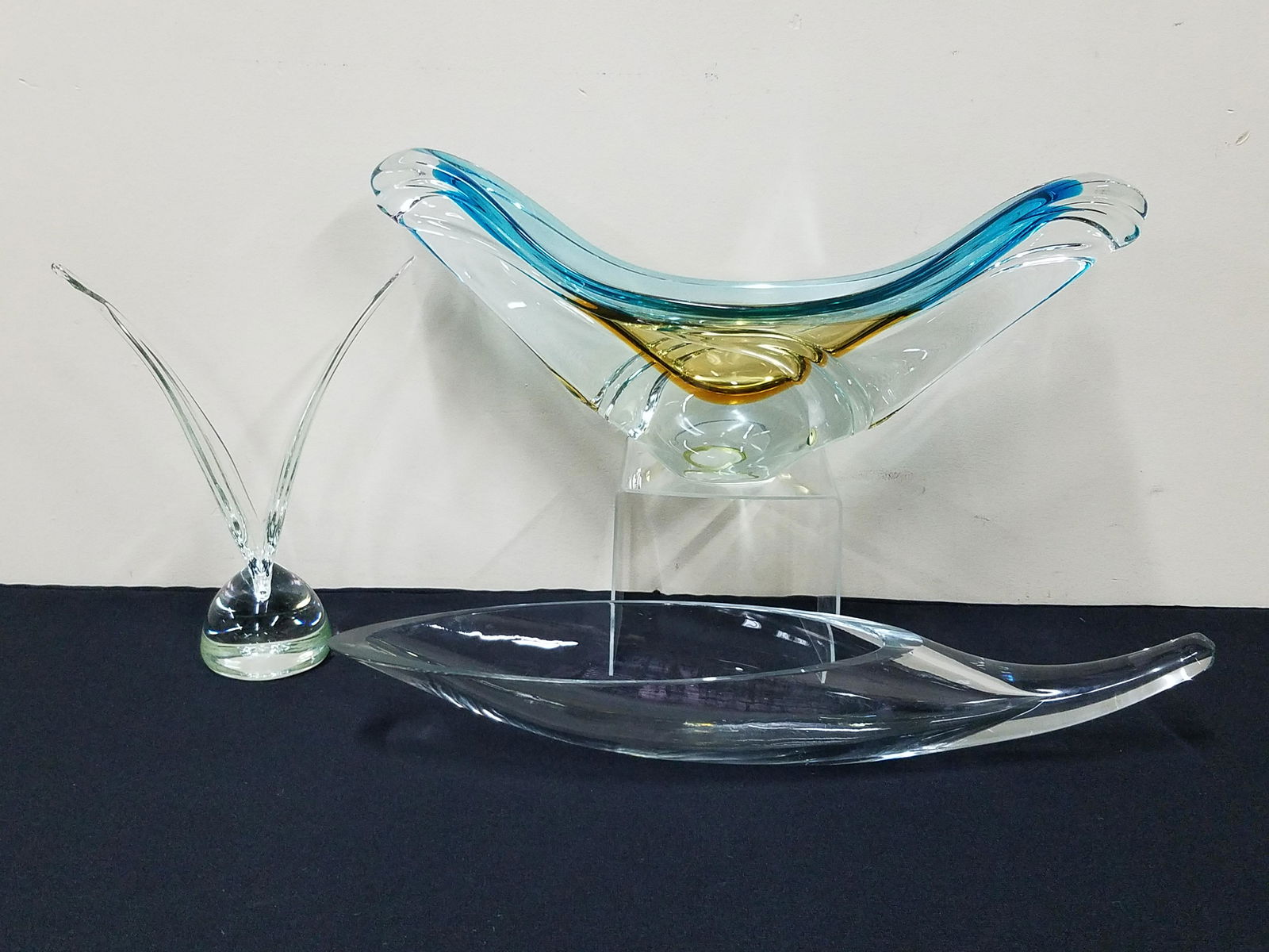 3 Pcs Modern Art Glass incl. Italian (1 of 3)