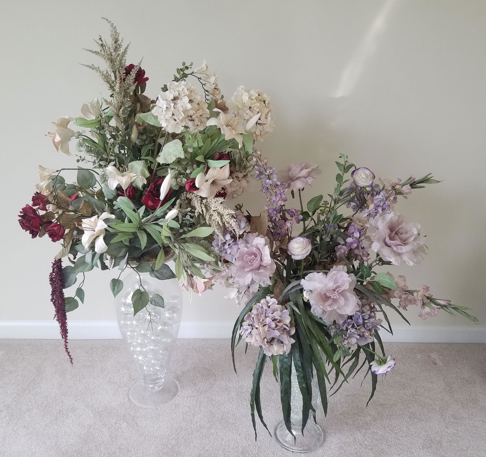 Pair Of Decorative Flower Arrangements Sep 21 2019 Cordier