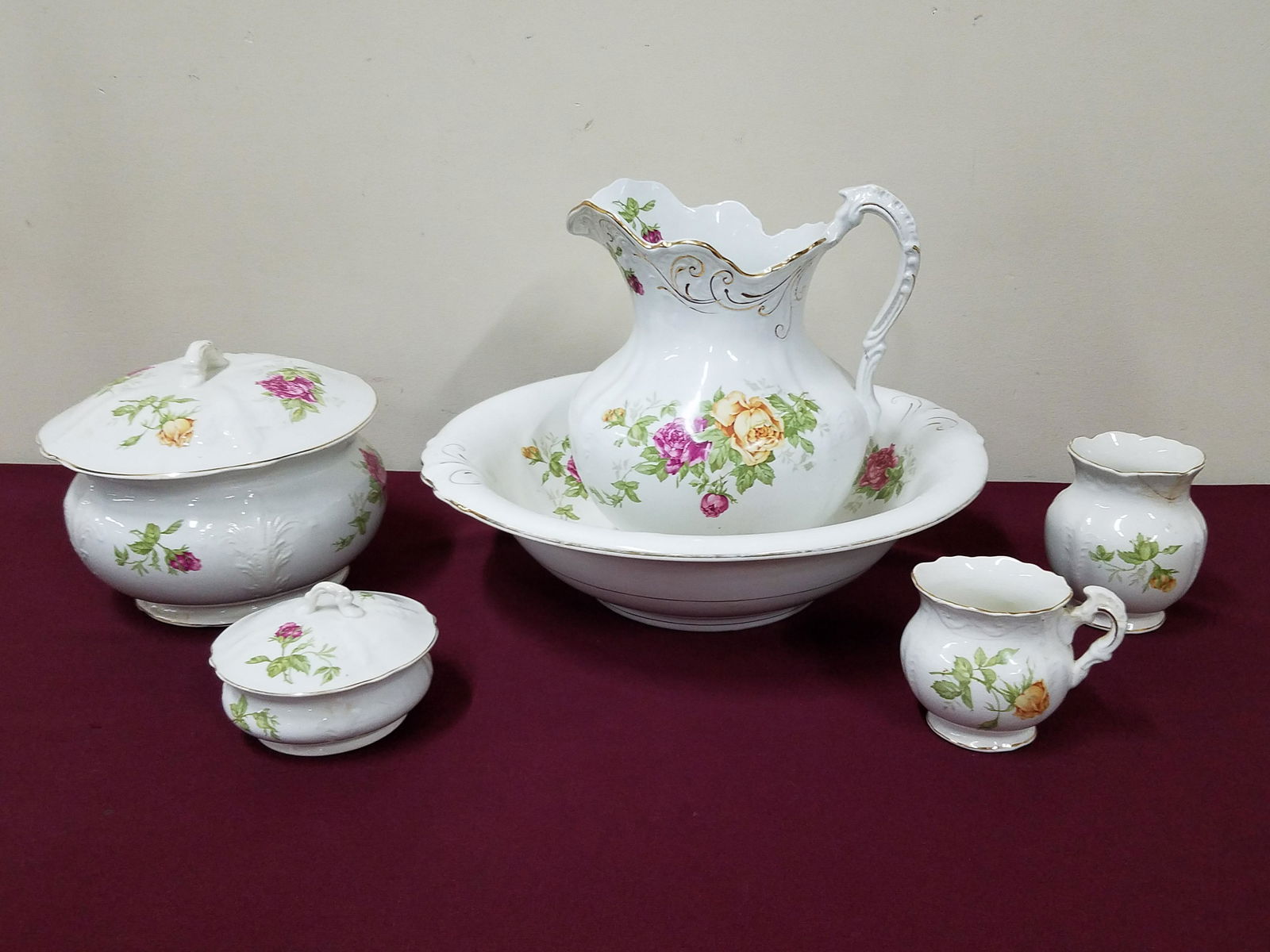 6 Pcs Buffalo Pottery Wash Set (1 of 4)