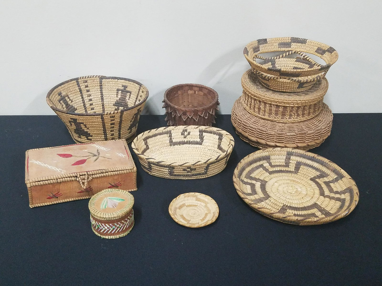 10 Baskets and Boxes incl Woven (1 of 2)