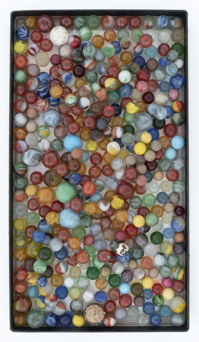 250+ Vintage Hand & Machine Made Marbles (1 of 1)