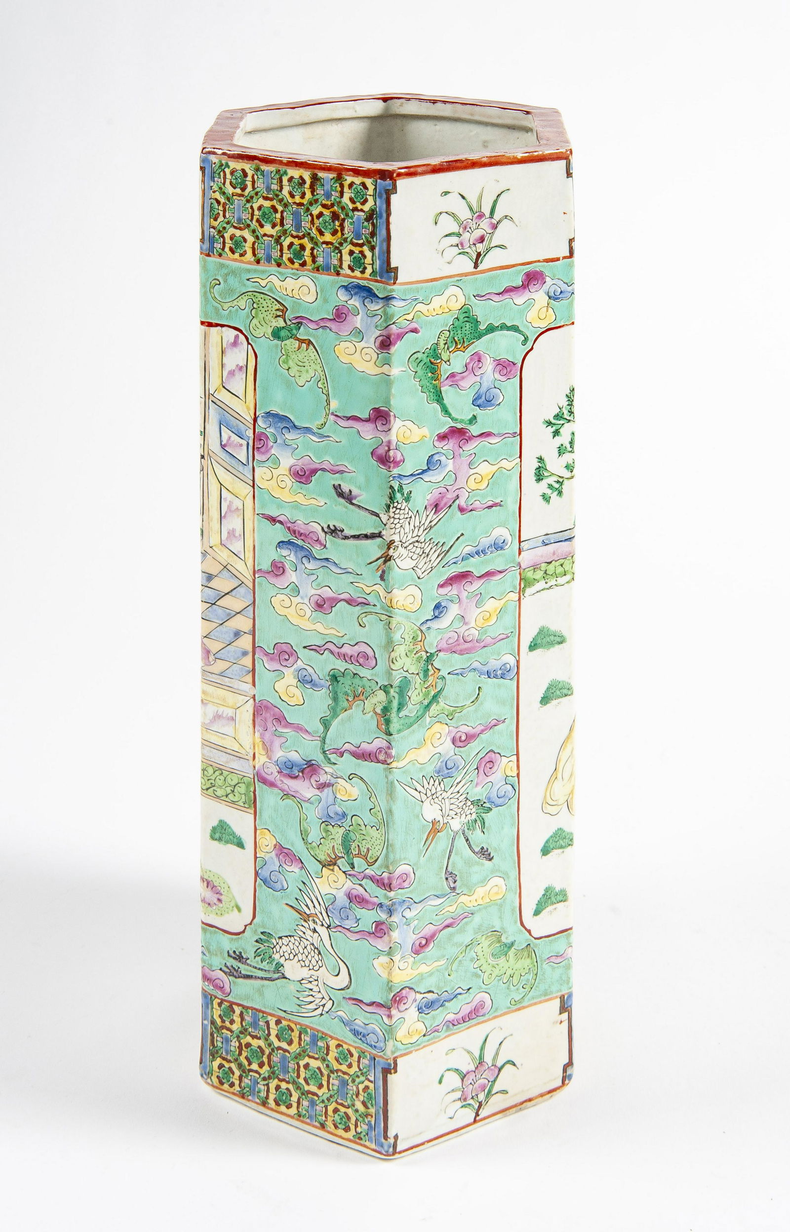 Hexagonal Hat Stand Vase (1 of 7)