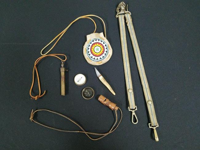 Whistle, Knife, Bead Bag, Knife Strap, Compass ETC (1 of 2)